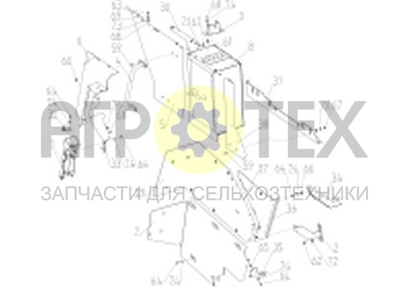 Чертеж Щитки (правая сторона) (РСМ-200.56.06.000Ф)